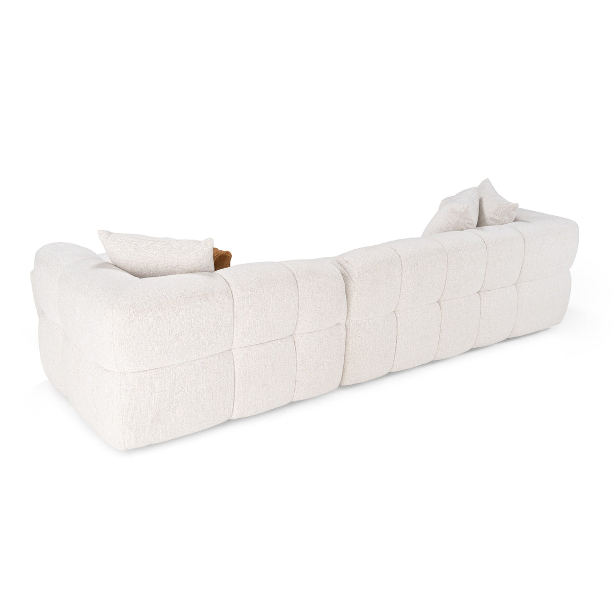 Freya - Modern Beige Fabric Sectional Sofa w/ Console by VIG Furniture - View 6