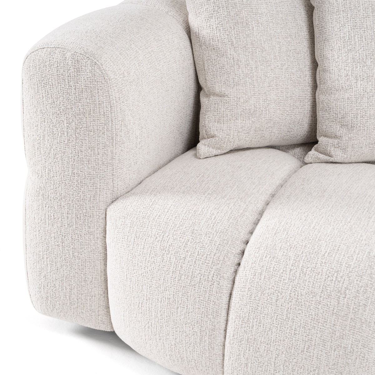 Freya - Modern Beige Fabric Sectional Sofa w/ Console by VIG Furniture - View 8