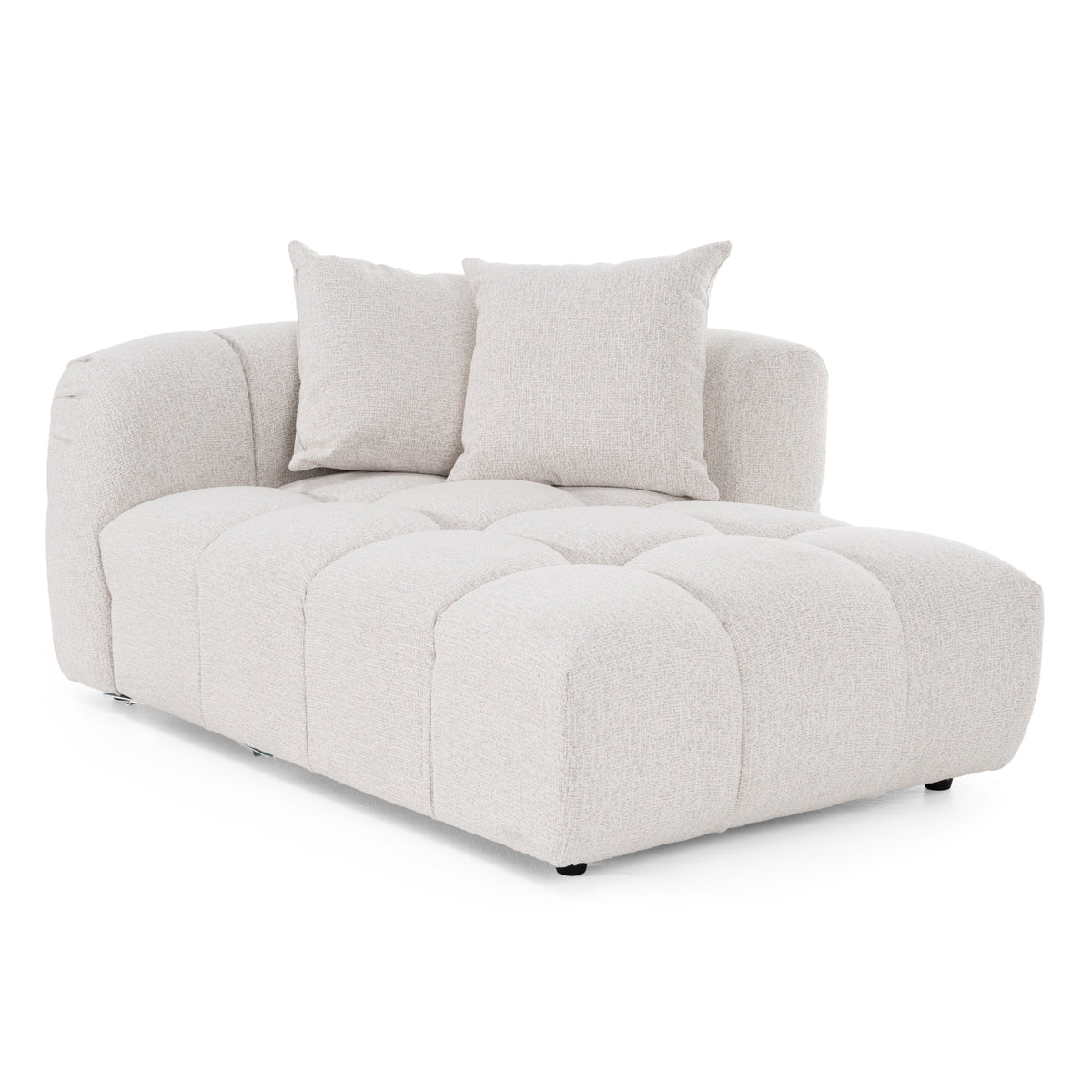 Freya - Modern Beige Fabric Sectional Sofa w/ Console by VIG Furniture - View 12