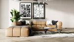Everest - Modern Brown Leather Modular Sectional Sofa by VIG Furniture - View 1