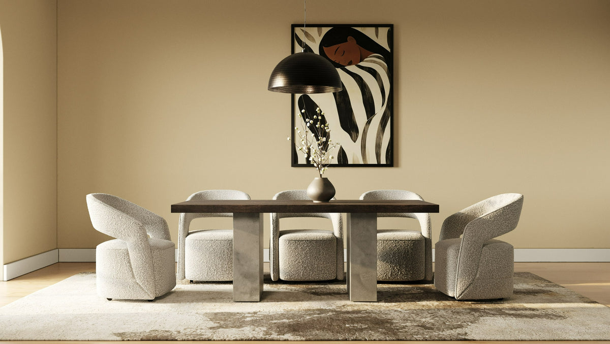 Renzo Modern Oak & Concrete 79" Dining Table by VIG Furniture - View 7