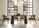 Sacks - Mid-Century Modern Herringbone Walnut Dining Table by VIG Furniture - View 5