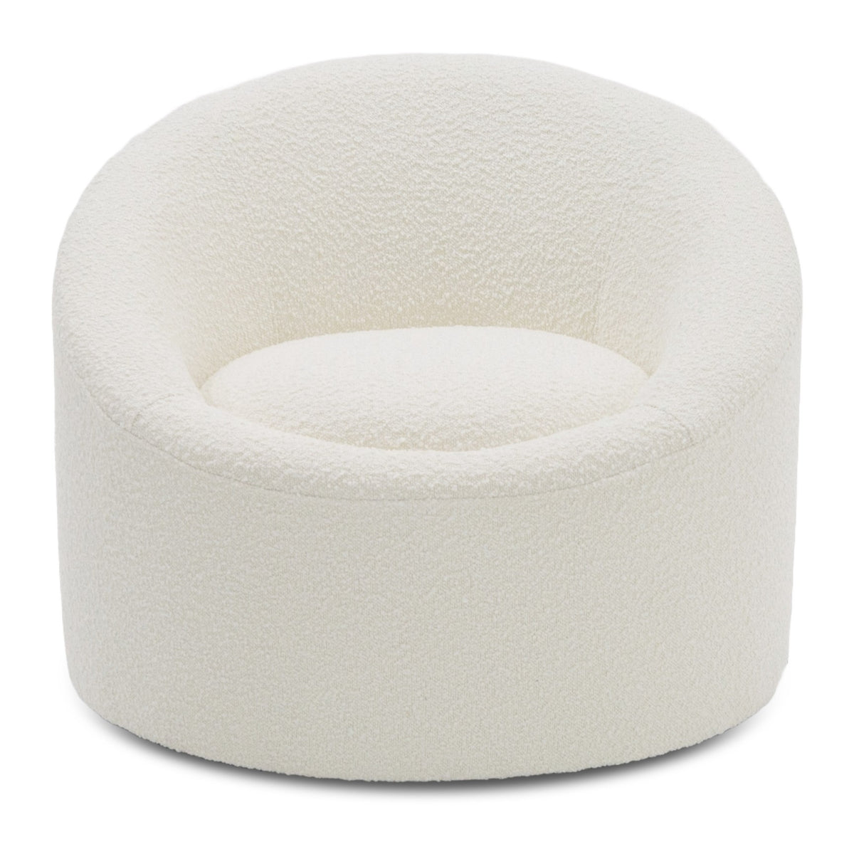 Frontier - Glam White Fabric Accent Chair by VIG Furniture - View 2