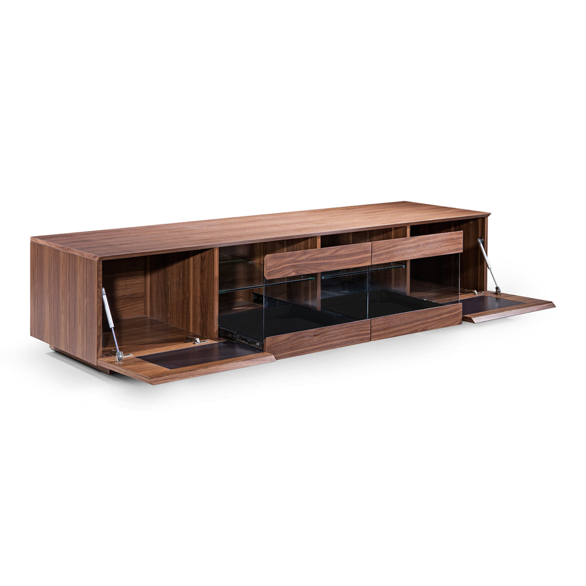 Frost Modern Small Walnut TV Stand by VIG Furniture - View 8