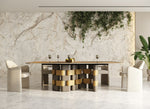Falzone - Modern Ceramic + Wood Dining Table by VIG Furniture - View 9