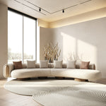 Raywood - Modern Multicolored Boucle Fabric + Ash Sectional Sofa by VIG Furniture - View 10