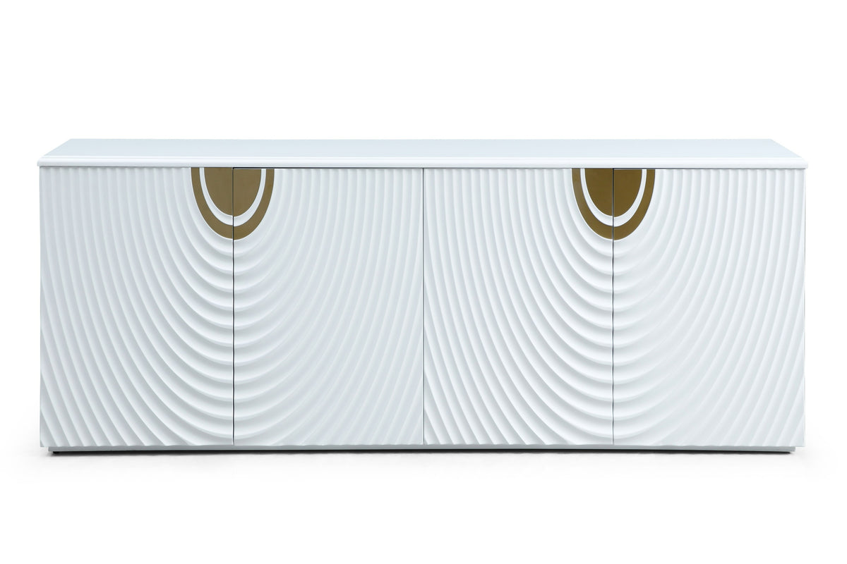 G1869 - White + Gold Buffet by VIG Furniture - View 1