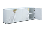G1869 - White + Gold Buffet by VIG Furniture - View 3
