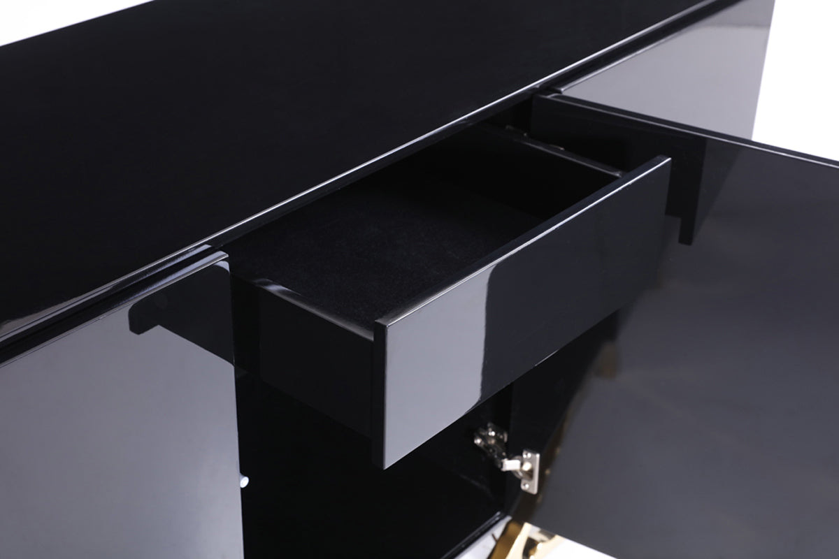 Legend Modern Black & Gold Buffet by VIG Furniture - View 3