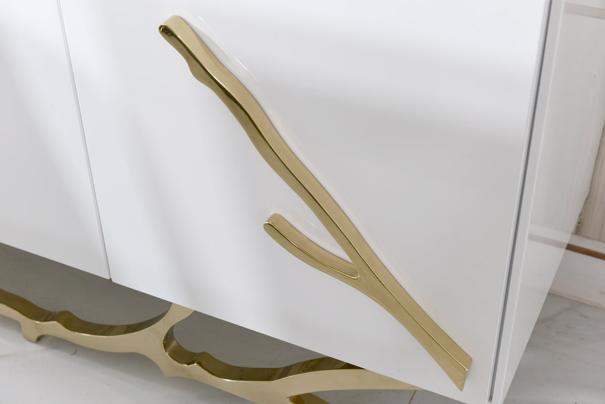 Legend Modern White & Gold Buffet by VIG Furniture - View 3