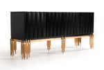 Token Modern Black & Rosegold Buffet by VIG Furniture - View 6