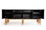 Token Modern Black & Rosegold Buffet by VIG Furniture - View 3