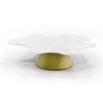 Gabbro - Glam White Marble + Gold Nesting Coffee Table Set by VIG Furniture - View 3