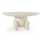 Gabby - Contemporary White Round Coffee Table by VIG Furniture - View 1