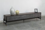 Gabrielle - Contemporary Acacia & Gold TV Stand by VIG Furniture - View 2