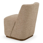 Galloway - Modern Beige Fabric + Walnut Dining Chair w/Casters (Set of 2) by VIG Furniture - View 3