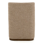 Galloway - Modern Beige Fabric + Walnut Dining Chair w/Casters (Set of 2) by VIG Furniture - View 4