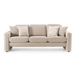 Gaston - Modern Beige Velvet Sofa by VIG Furniture - View 1