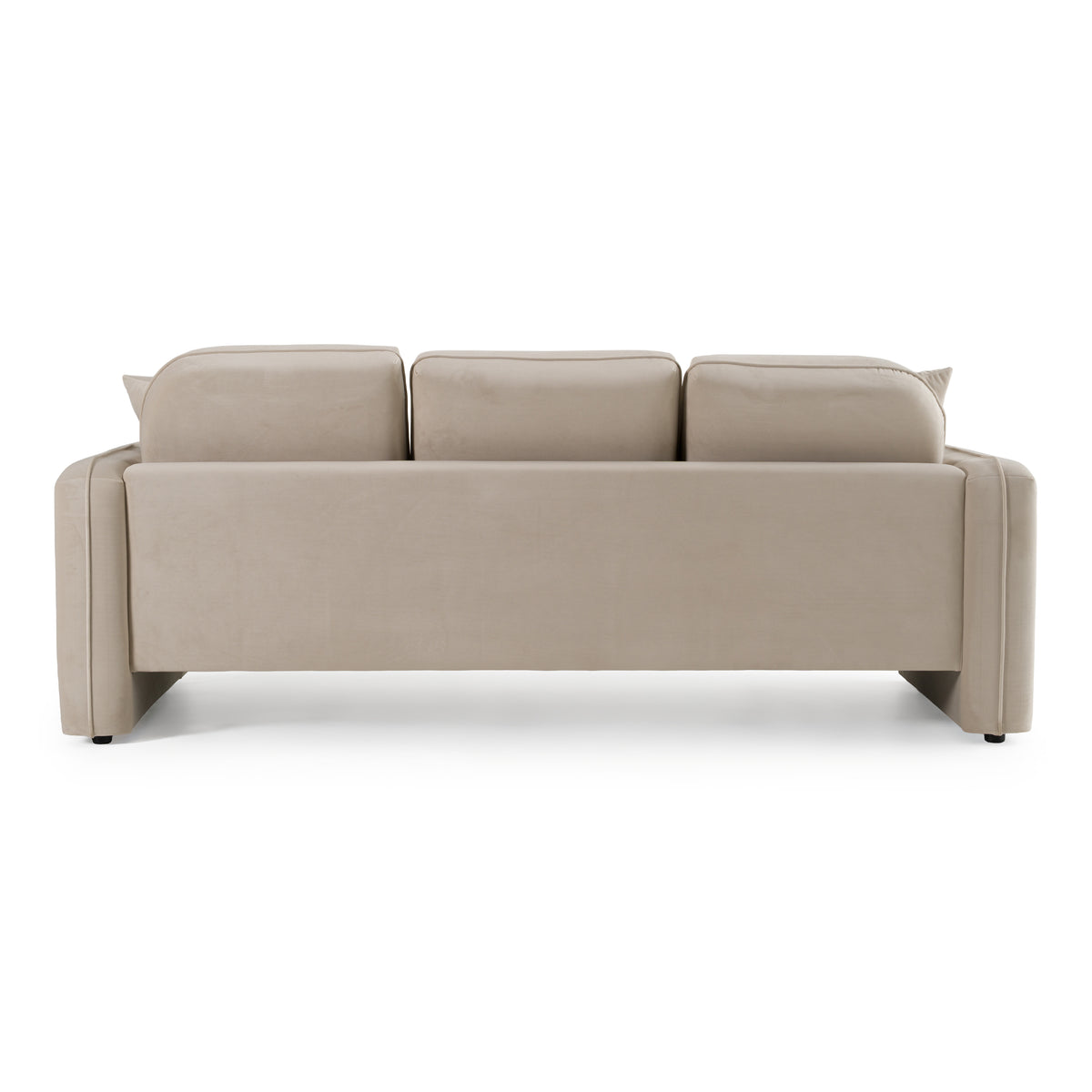 Gaston - Modern Beige Velvet Sofa by VIG Furniture - View 4