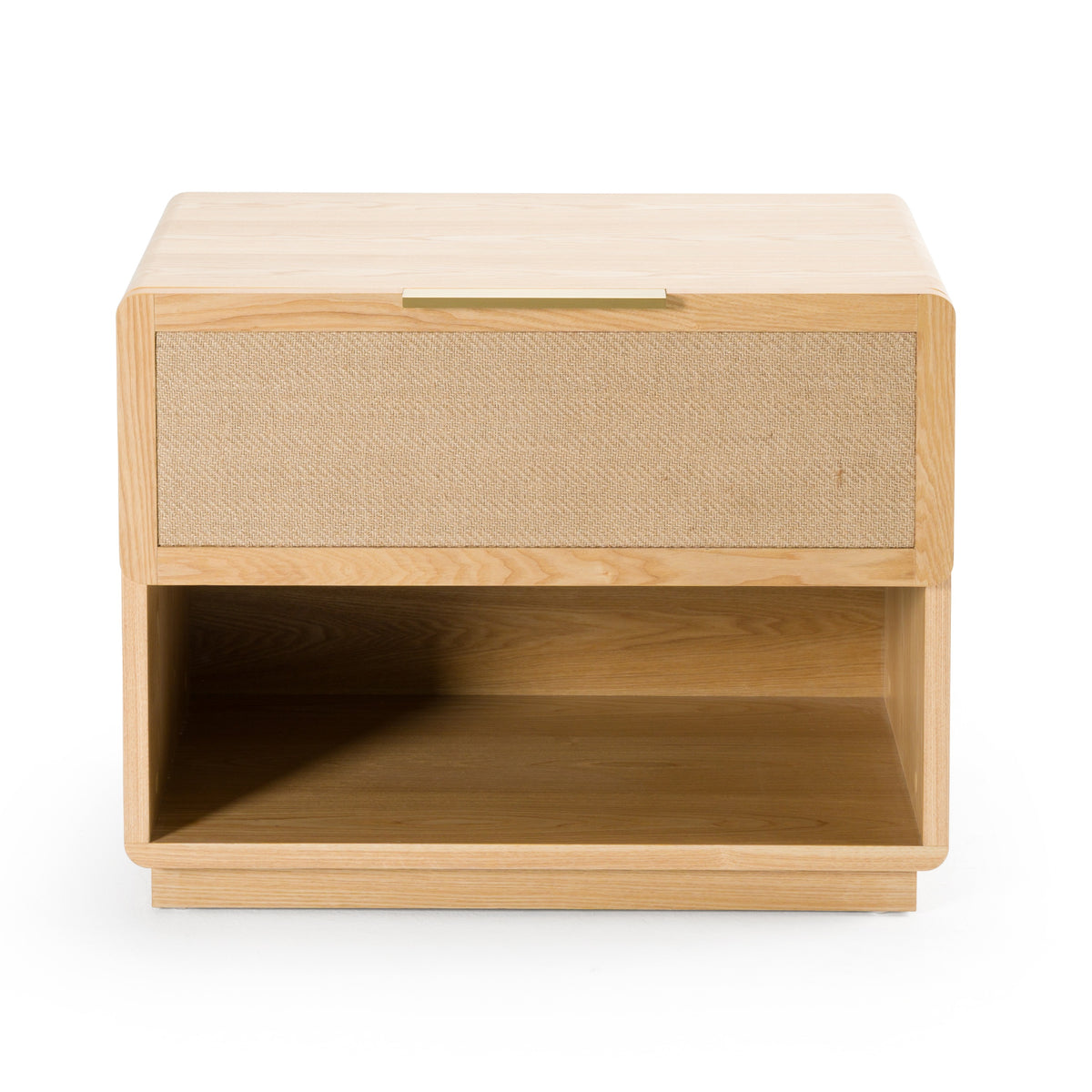 Gavin - Modern Natural Ash + Rattan Nightstand by VIG Furniture - View 6
