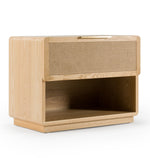 Gavin - Modern Natural Ash + Rattan Nightstand by VIG Furniture - View 11