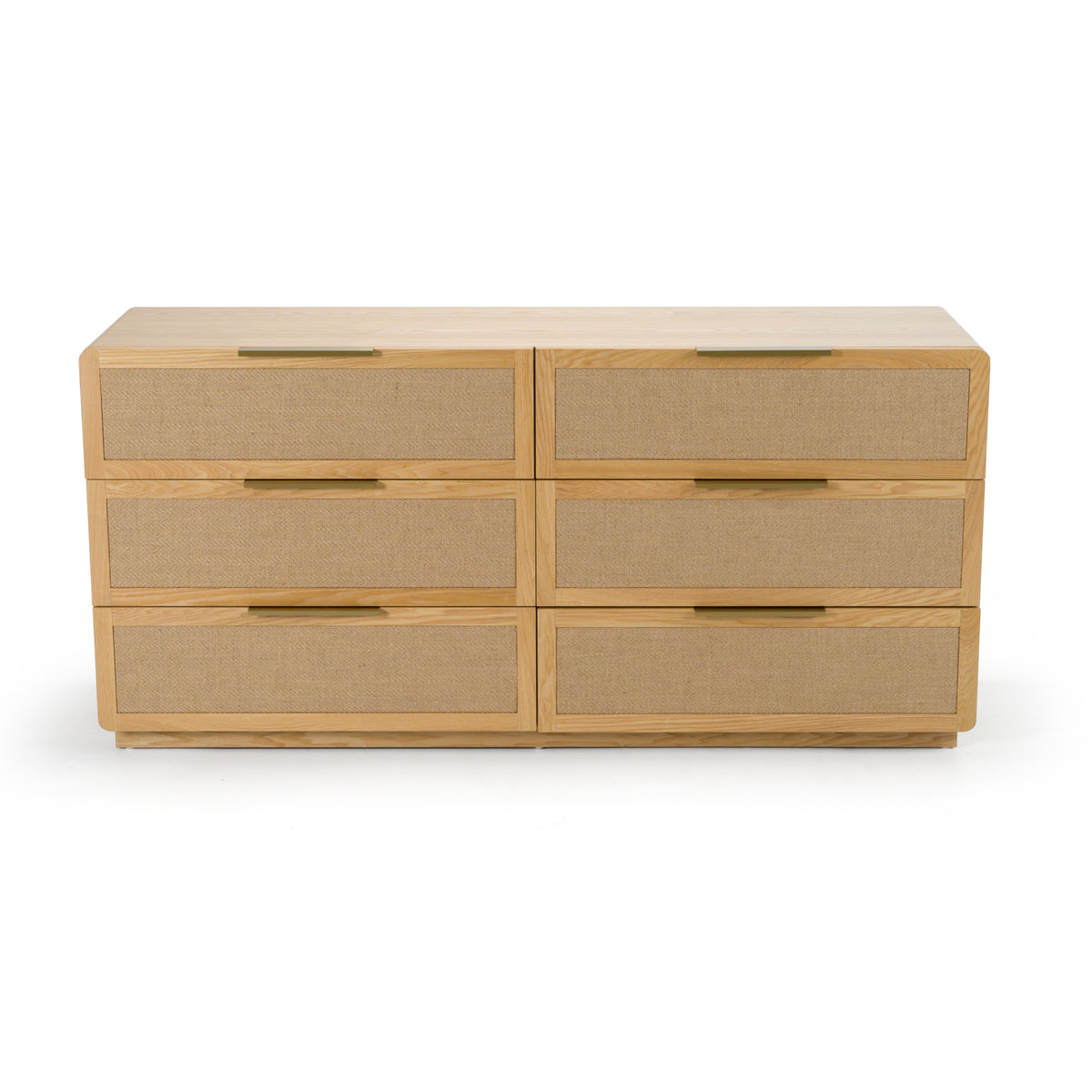 Gavin - Modern Natural Ash + Rattan Dresser by VIG Furniture - View 5