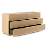 Gavin - Modern Natural Ash + Rattan Dresser by VIG Furniture - View 10