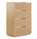 Gavin - Modern Natural Ash + Rattan Chest by VIG Furniture - View 7