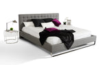 Gemma Modern Grey Leatherette Bed by VIG Furniture - View 3