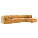 Gene - Modern Ochre Fabric Modular Sectional Sofa by VIG Furniture - View 2