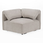 Gene - Modern Light Grey Fabric Modular Sectional Sofa-7-Piece Sectional by VIG Furniture - View 4