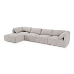 Gene - Modern Light Grey Fabric Modular Sectional Sofa-5-Piece Sectional by VIG Furniture - View 9