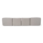 Gene - Modern Light Grey Fabric Modular Sectional Sofa-5-Piece Sectional by VIG Furniture - View 11