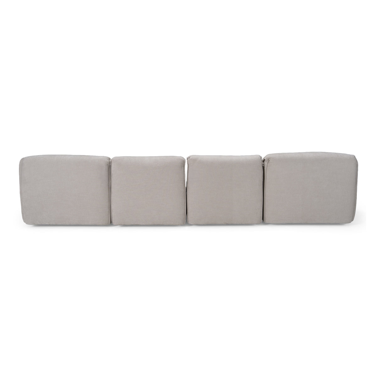 Gene - Modern Light Grey Fabric Modular Sectional Sofa-5-Piece Sectional by VIG Furniture - View 11