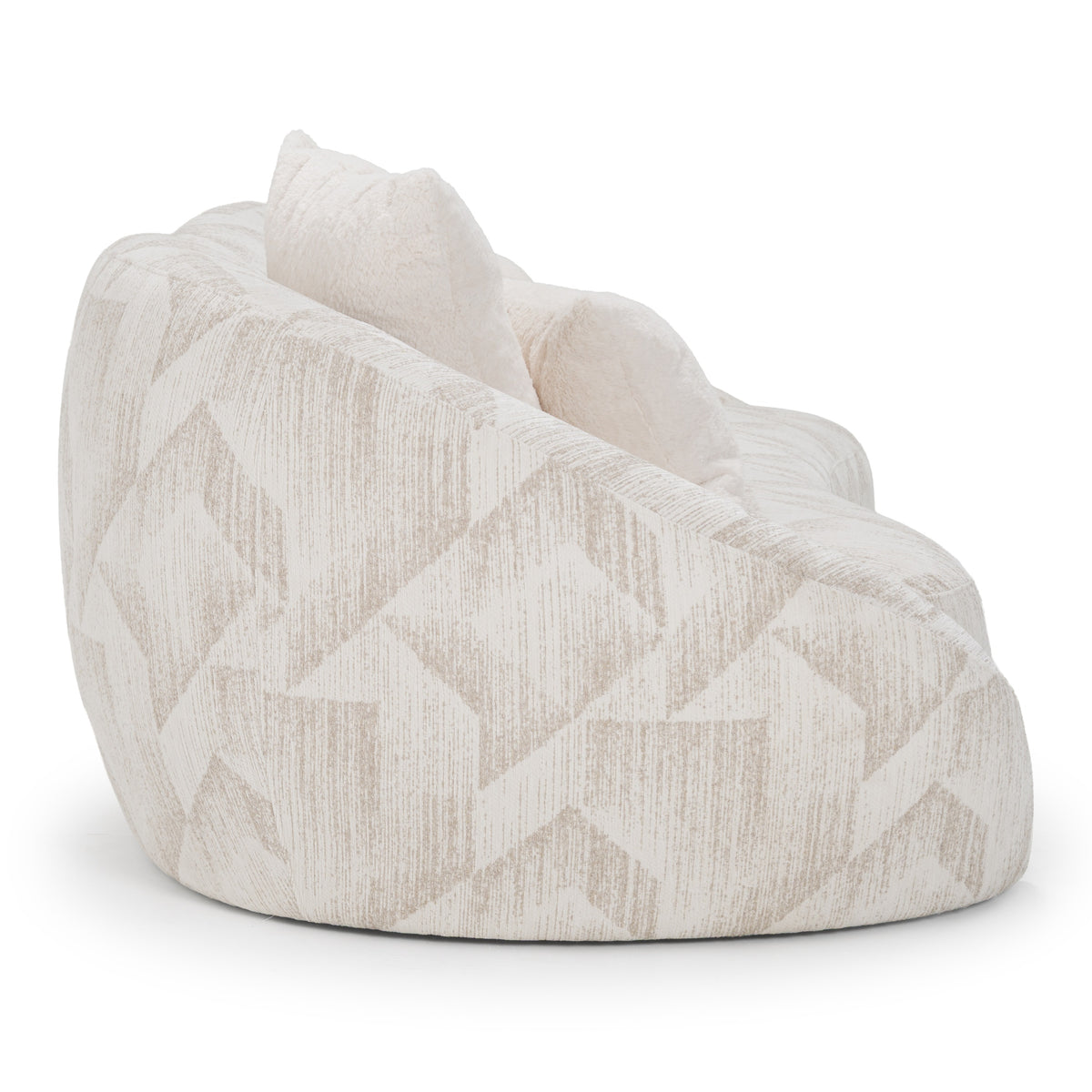 Gentle - Modern Beige Pattern Fabric Sofa by VIG Furniture - View 3