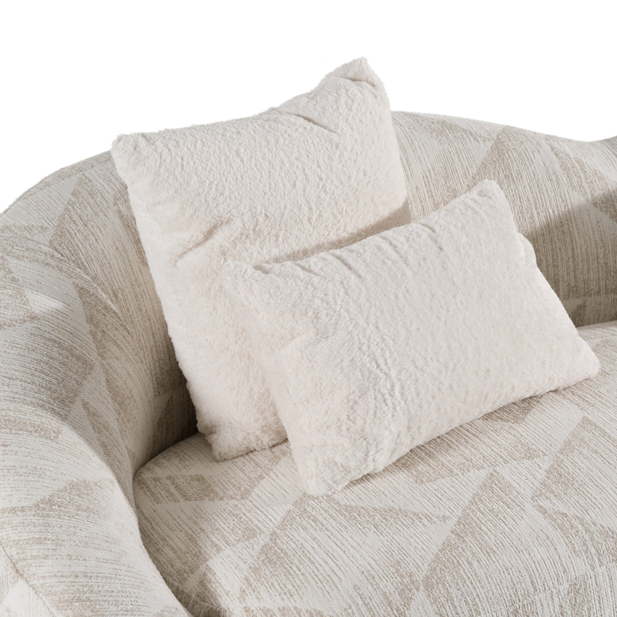 Gentle - Modern Beige Pattern Fabric Sofa by VIG Furniture - View 5