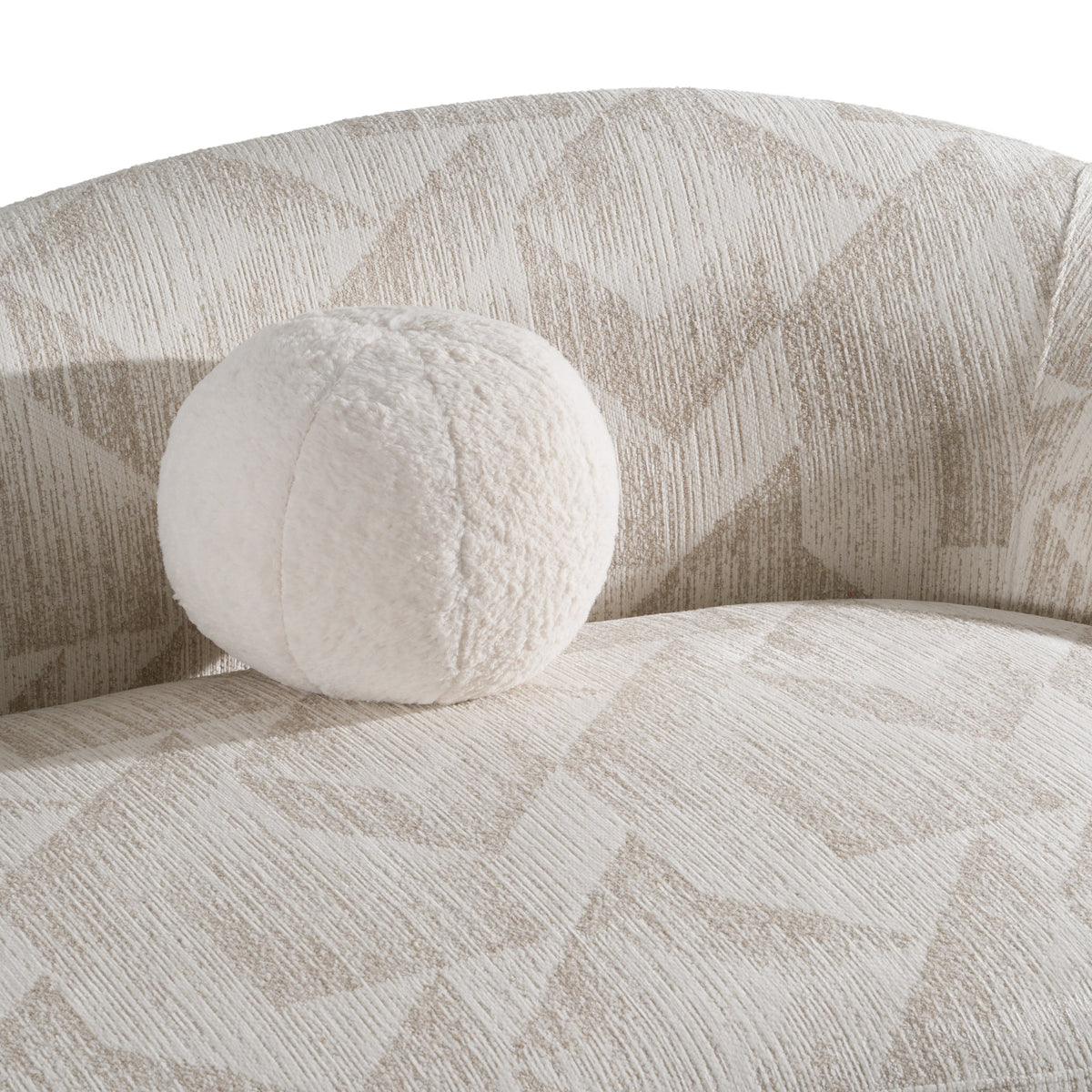 Gentle - Modern Beige Pattern Fabric Sofa by VIG Furniture - View 6