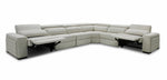 Gering - Modern Beige Fabric Sectional Sofa With 2 Power Recliners by VIG Furniture - View 2