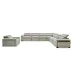 Gering - Modern Beige Fabric Sectional Sofa With 2 Power Recliners by VIG Furniture - View 8