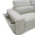 Gering - Modern Beige Fabric Sectional Sofa With 2 Power Recliners by VIG Furniture - View 9
