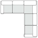 Garman - Modern Light Grey Modular Sectional Sofa-5-Piece Sectional by VIG Furniture - View 2