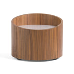 Geneva - Modern Walnut Round Nightstand by VIG Furniture - View 1