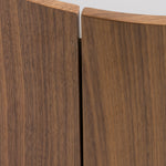 Geneva - Modern Walnut Round Nightstand by VIG Furniture - View 7