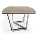 Gilroy - Modern Walnut & Stainless Steel Dining Table by VIG Furniture - View 14