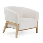 Giselle - Mid-Century Modern Off-White Fabric Accent Chair by VIG Furniture - View 1