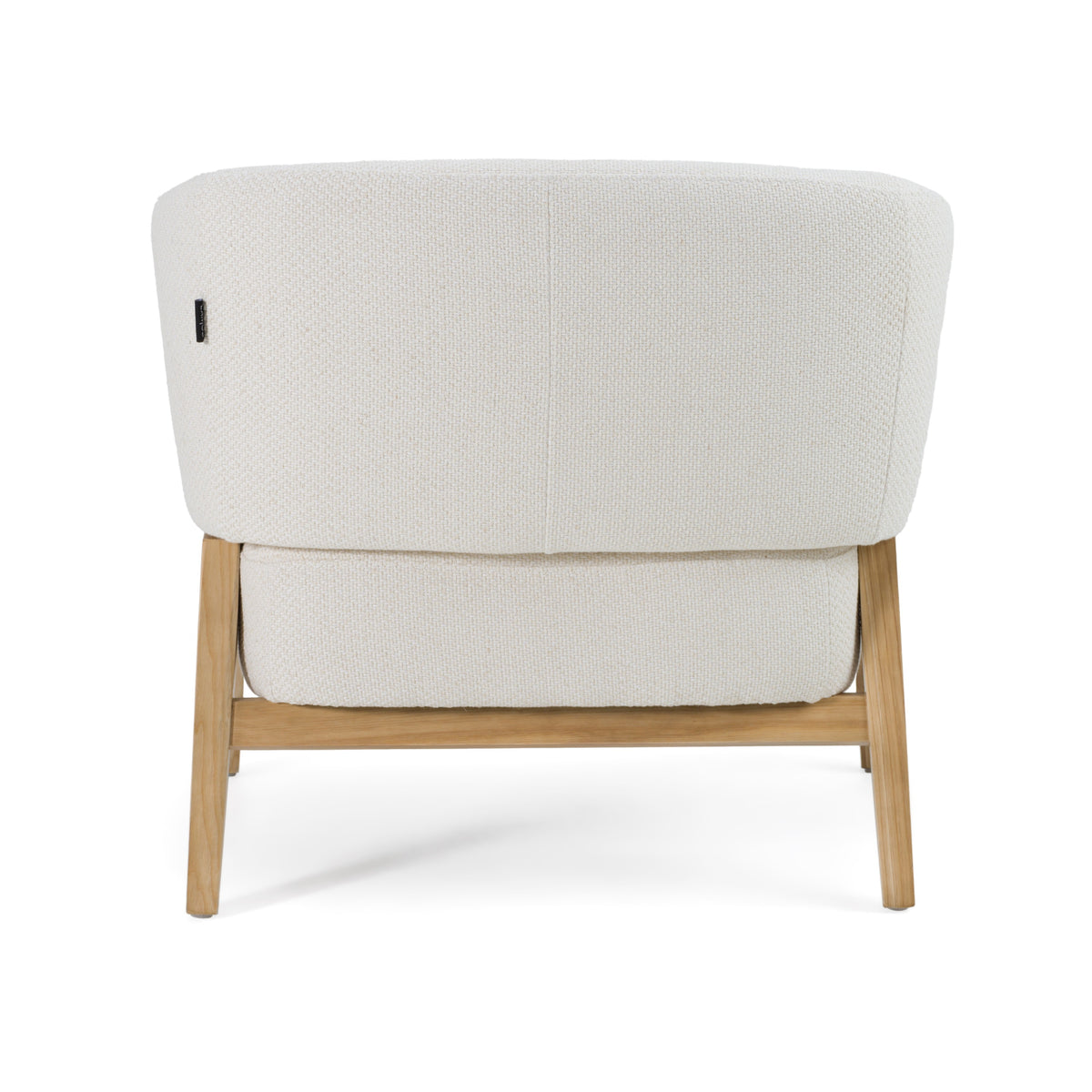 Giselle - Mid-Century Modern Off-White Fabric Accent Chair by VIG Furniture - View 4