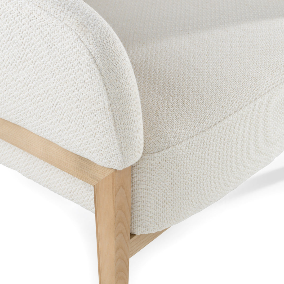 Giselle - Mid-Century Modern Off-White Fabric Accent Chair by VIG Furniture - View 6