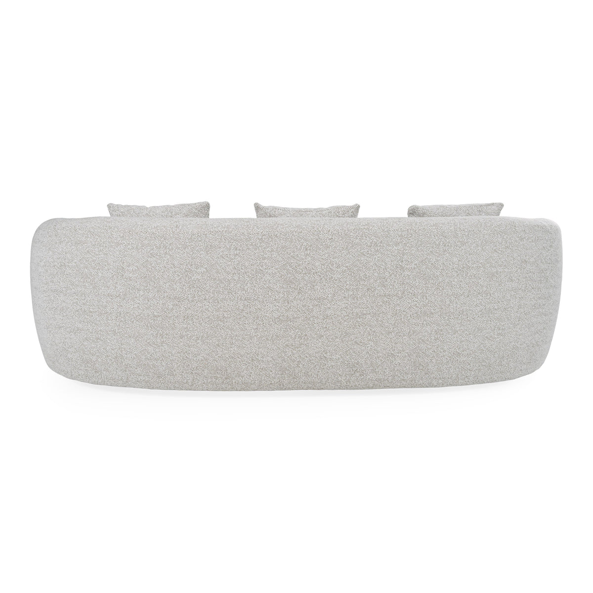Glimpse - Modern White & Brown Fabric + Antique Brass Sofa by VIG Furniture - View 5