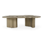 Glimpse - Modern Antique Brass Nesting Coffee Table Set by VIG Furniture - View 3