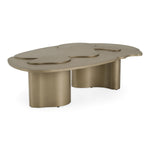 Glimpse - Modern Antique Brass Nesting Coffee Table Set by VIG Furniture - View 4